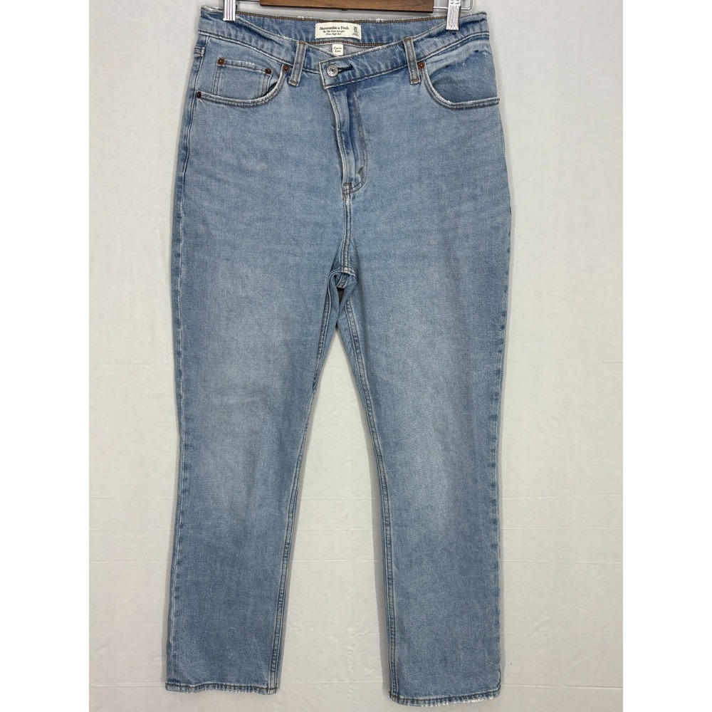 Abercrombie‎ & Fitch Jeans Womens Blue Curve Love '90s Slim Straight 30/10 XS